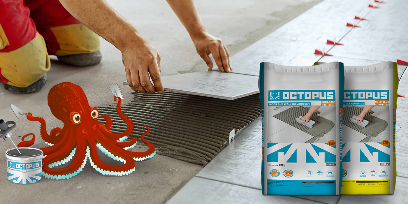 tile adhesive coverage
                              